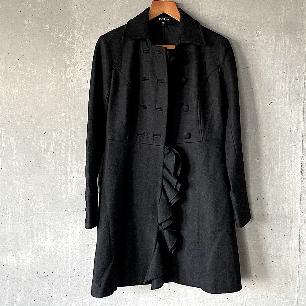 Bebe Wool Coat - Small
